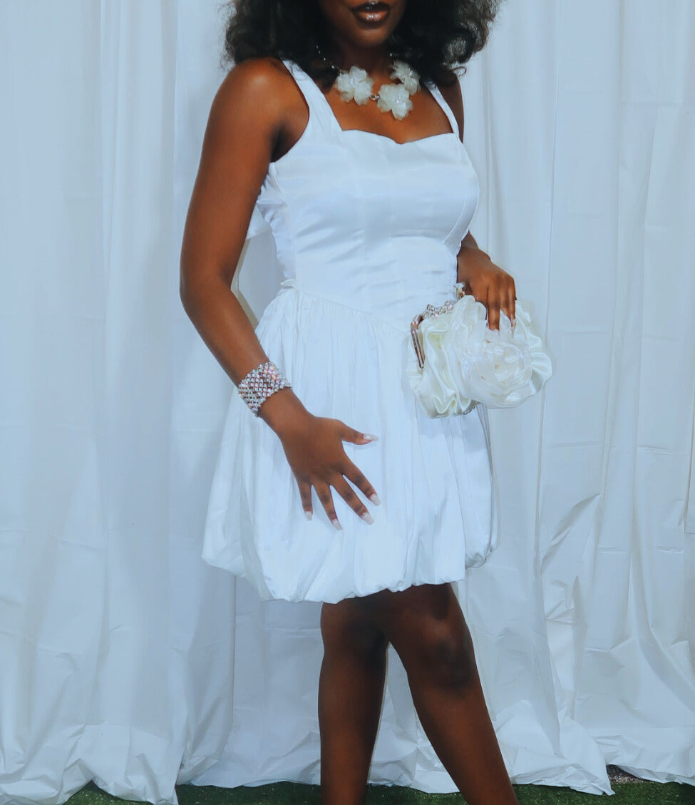 White Bubble Dress