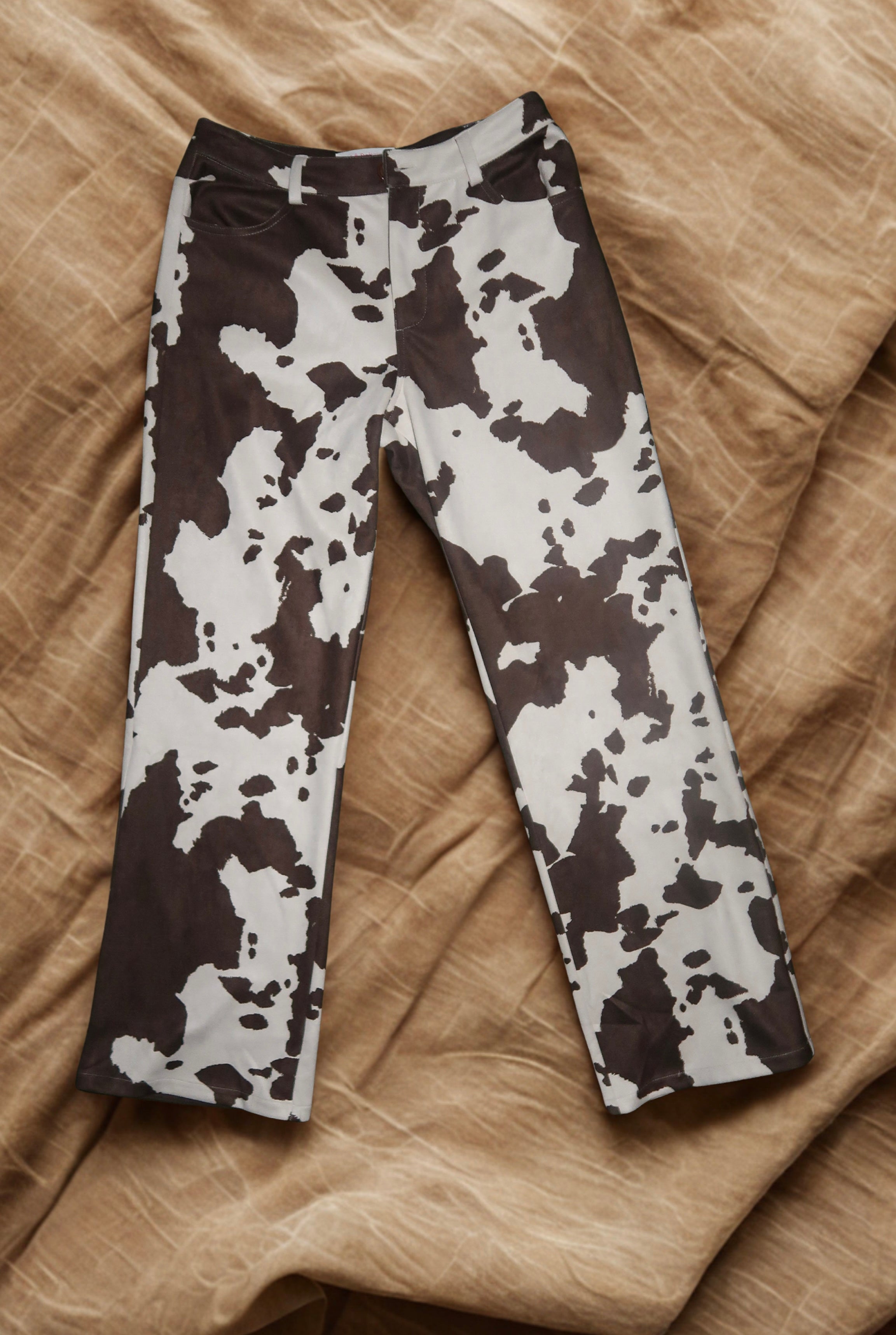 Cow Printed Pants